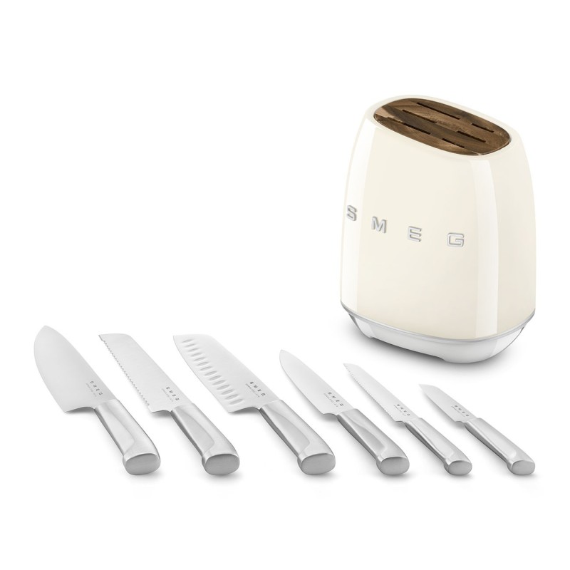 Set de Cuchillos Smeg KBSF02CR, 50's sty