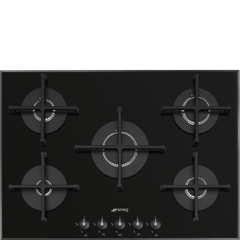 Placa Smeg PV175B3,  Gas, Estética Línea