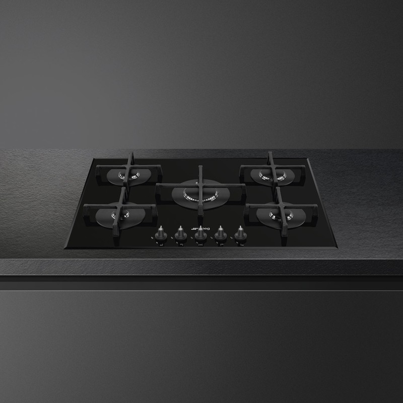 Placa Smeg PV175B3,  Gas, Estética Línea
