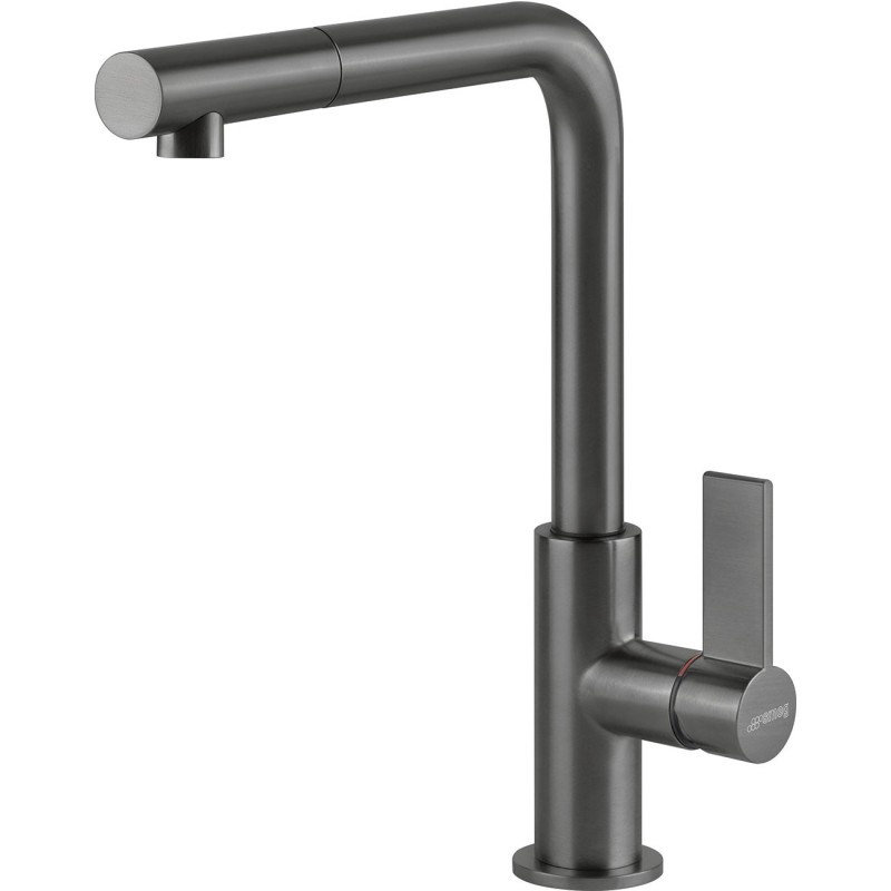 Grifo Smeg MD22DKX, monomando, Acero osc