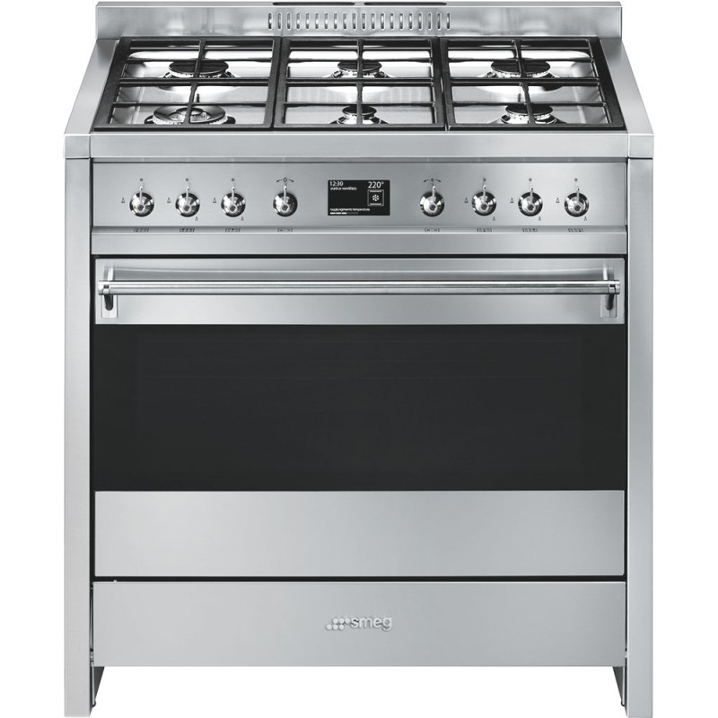 Cocina Smeg A1-9,  90x60 cm, Opera, Acer