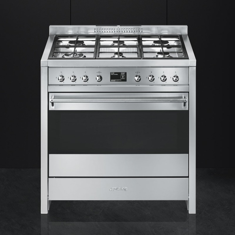 Cocina Smeg A1-9,  90x60 cm, Opera, Acer