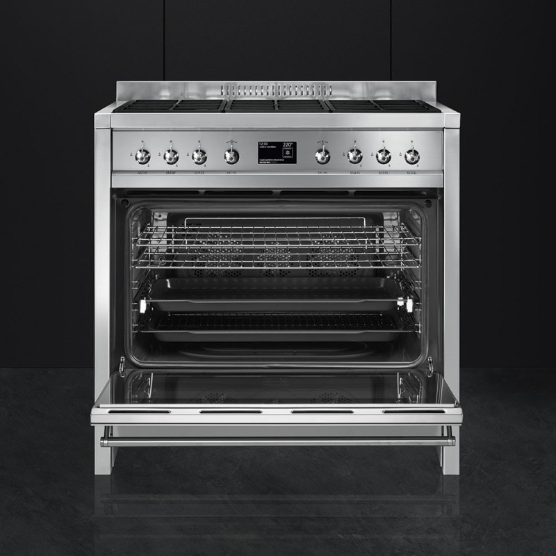 Cocina Smeg A1-9,  90x60 cm, Opera, Acer