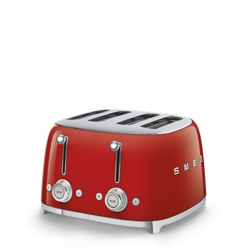 Tostador Smeg TSF03RDEU, 50' Style, Rojo
