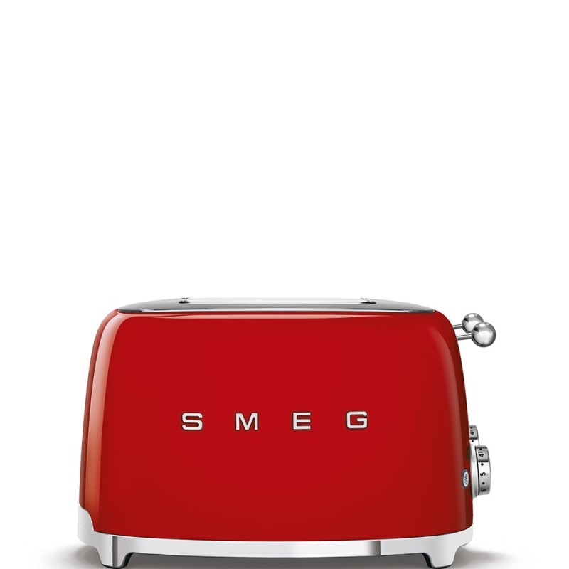 Tostador Smeg TSF03RDEU, 50' Style, Rojo