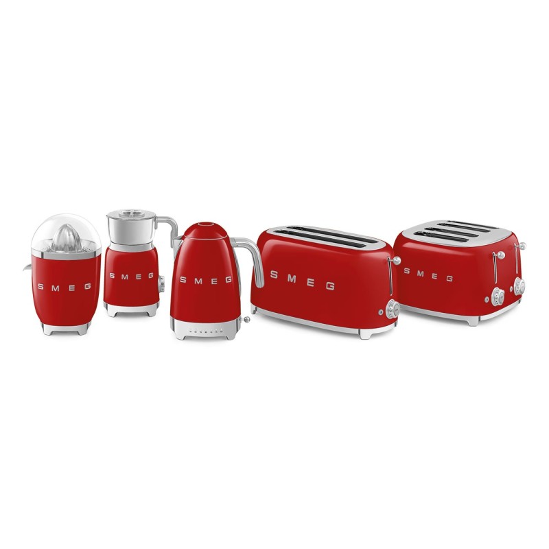 Tostador Smeg TSF03RDEU, 50' Style, Rojo