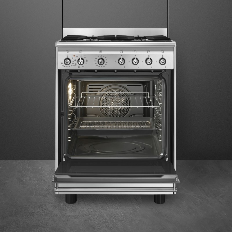 Cocina Smeg CX60GMX, Estetica clasica, 4