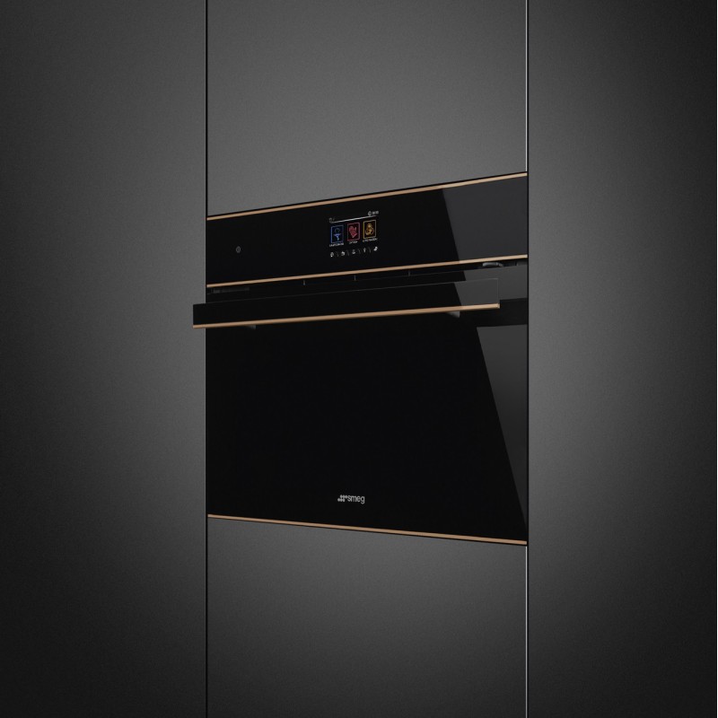 Horno Smeg SO4604S4PNR, Compacto 45 cm, 