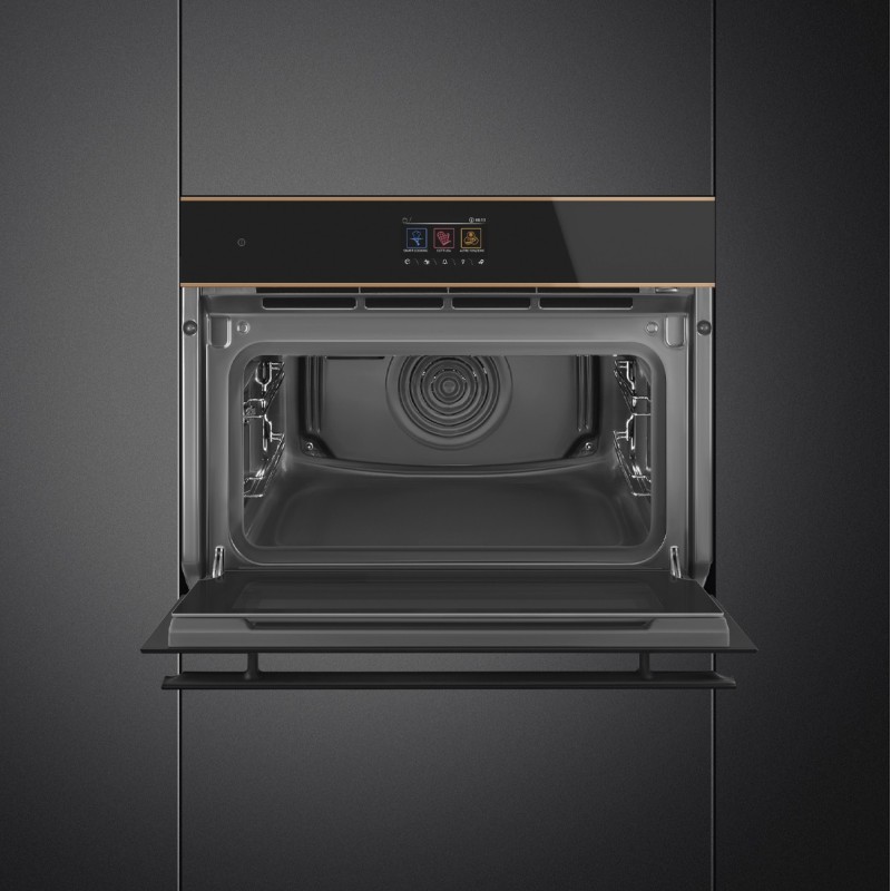 Horno Smeg SO4604S4PNR, Compacto 45 cm, 