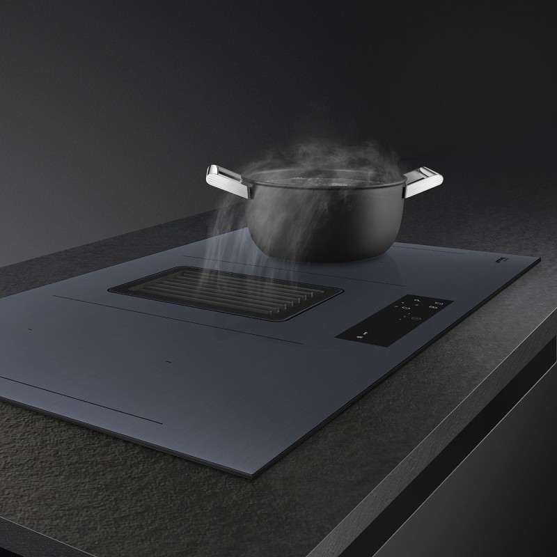 Induccion Smeg HOBD182DG,   con campana 