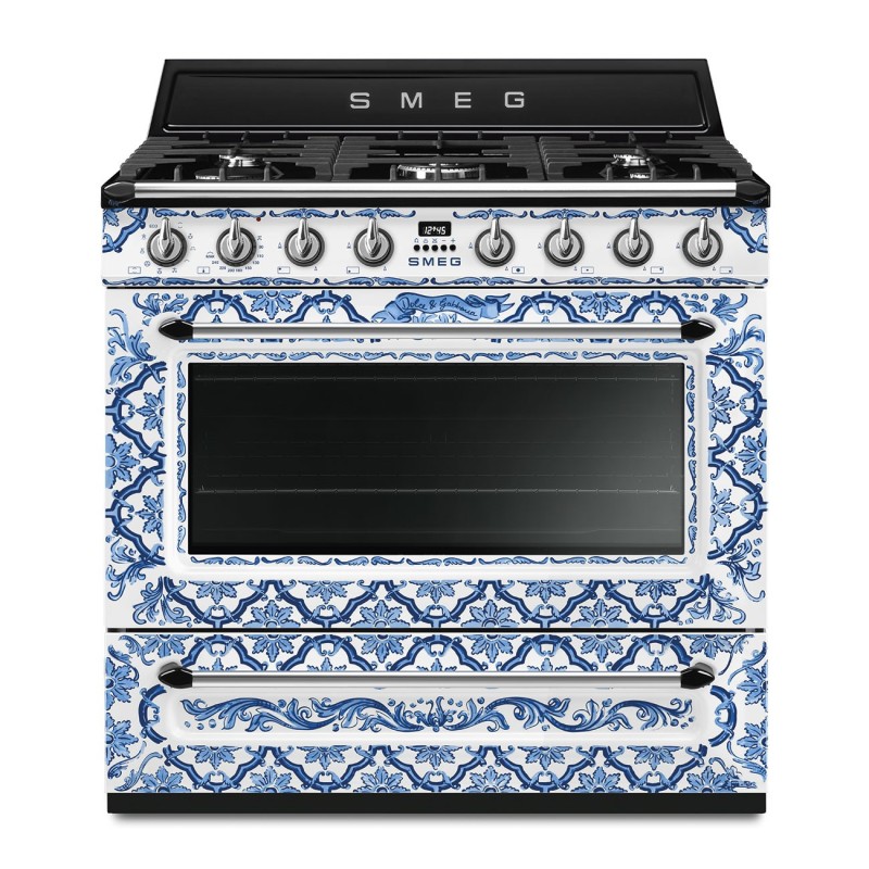 Cocina Smeg TR90DGME9,  Victoria, D&G Bl