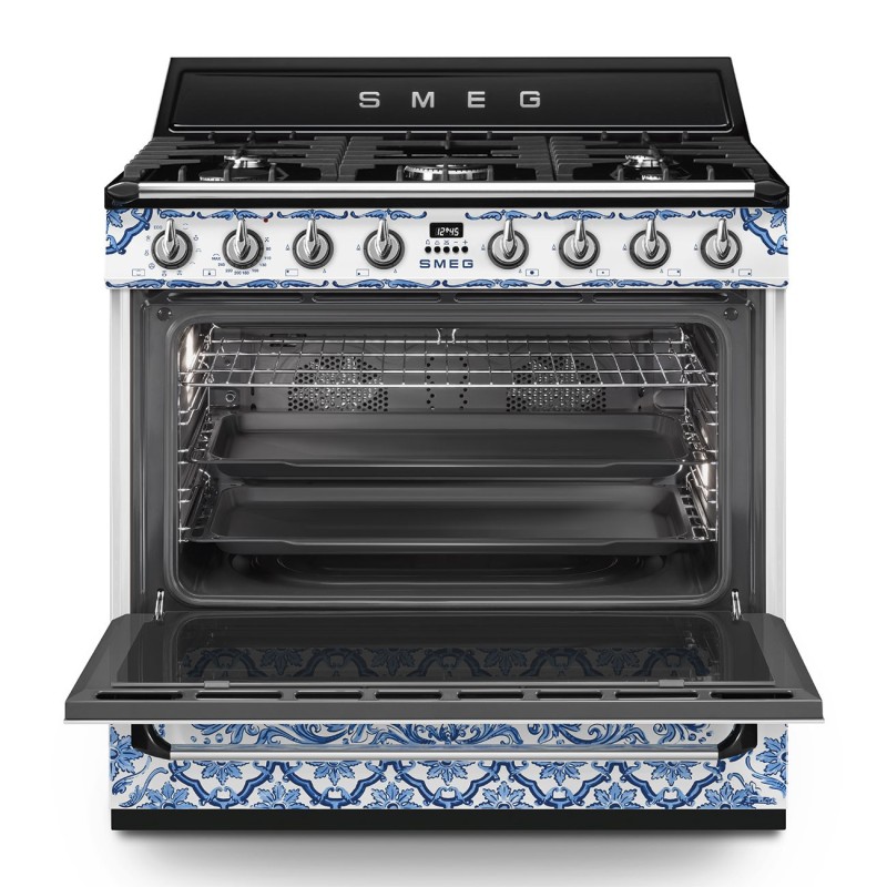 Cocina Smeg TR90DGME9,  Victoria, D&G Bl