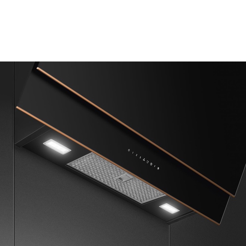 Campana Smeg KV694R,  inclinada decoraci