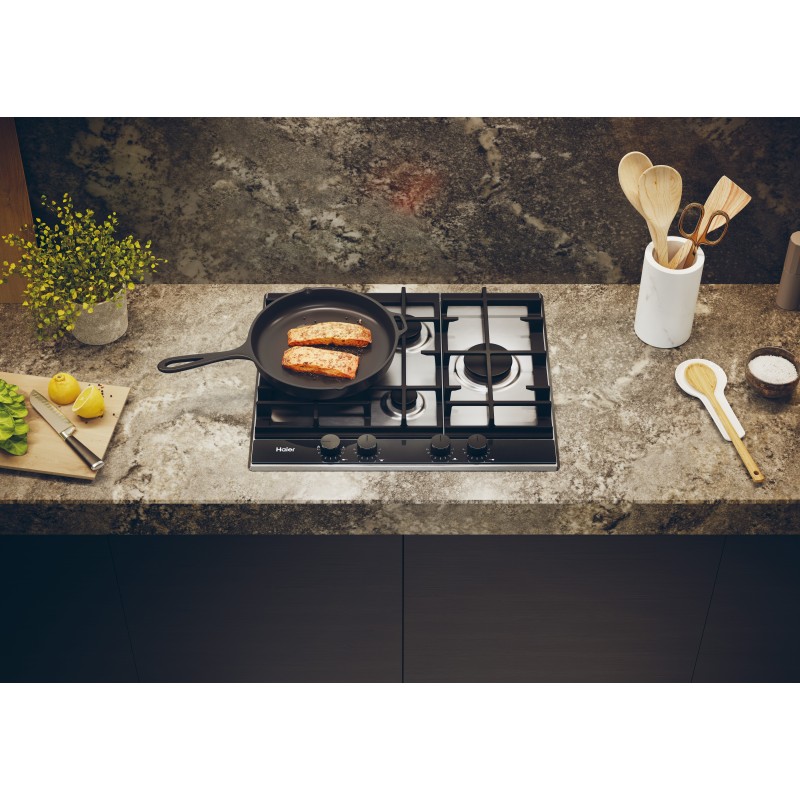 Placa Haier HAHG6D5TX, Placa gas, 60cm, 