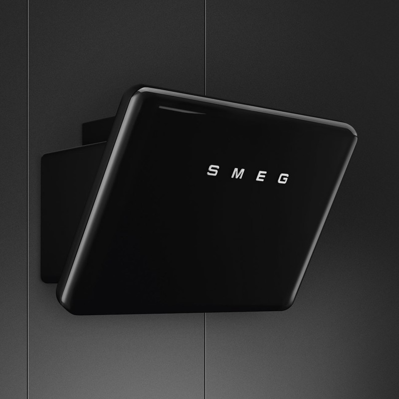 Campana Smeg KFAB75BL, Inclinada, Materi