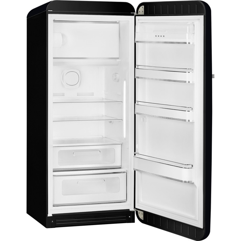 Frig 1p Smeg FAB28RDBLM6, 50' Style, Ven
