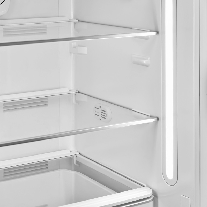 Frig 1p Smeg FAB28RDBLM6, 50' Style, Ven