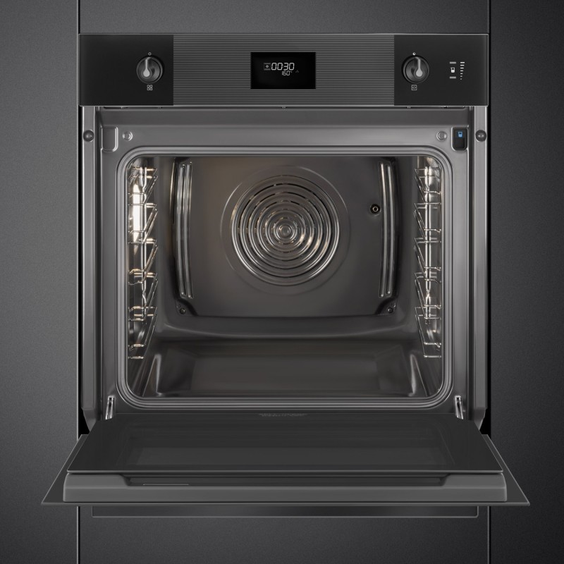 Horno Smeg SO6101S2B3, que combina la co