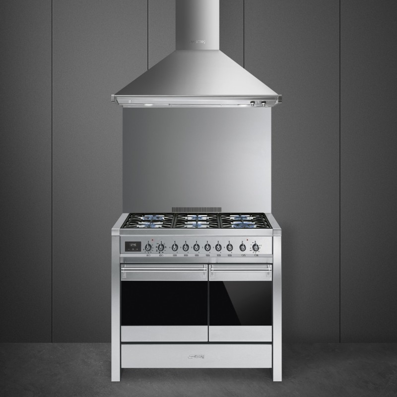 Cocina Smeg A2-81,  100x60 cm, Opera, Ac
