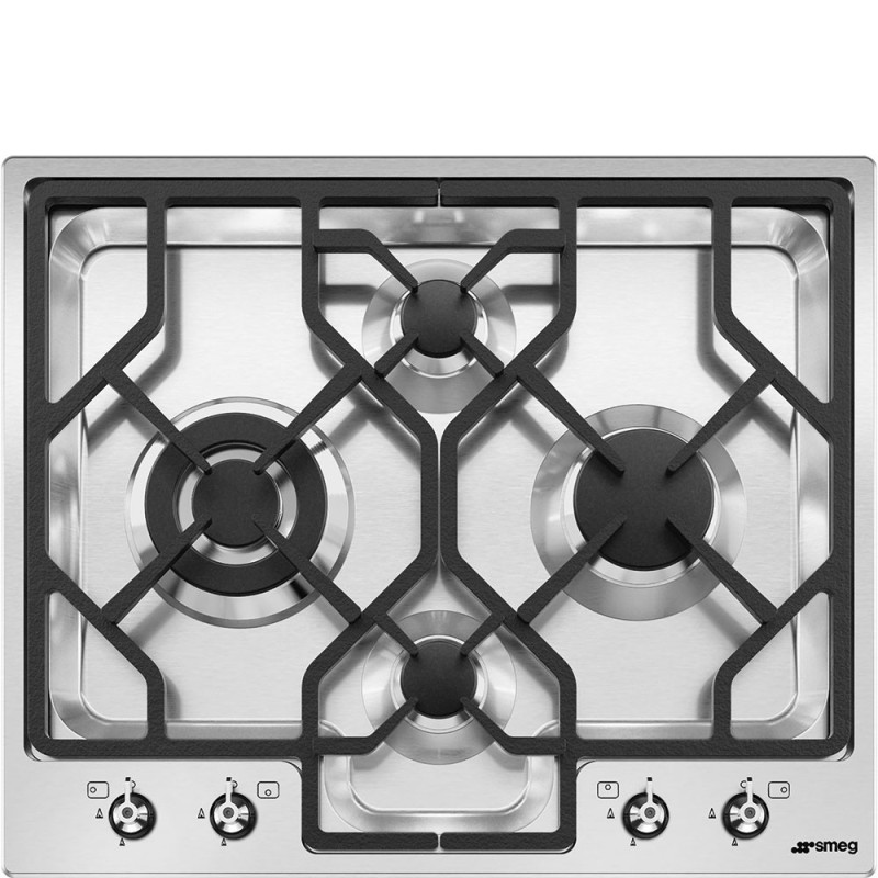 Placa Smeg PGF64-4,  Gas, Estética Clási