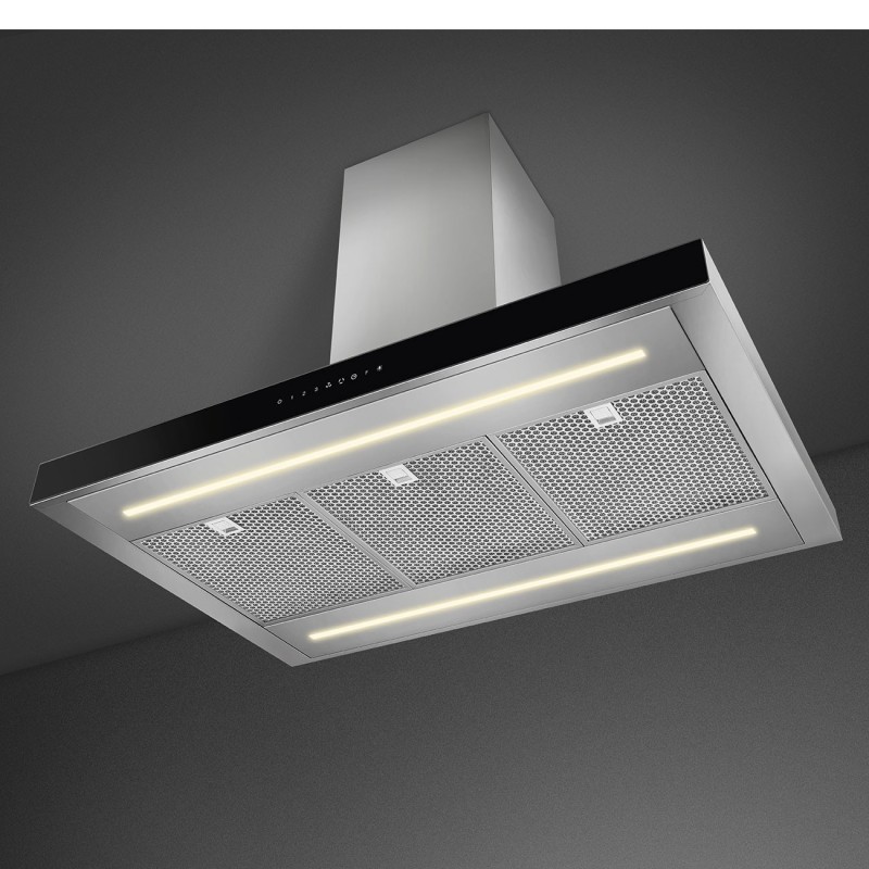 Campana Smeg KBTI9L4VN,  isla, Estetica 
