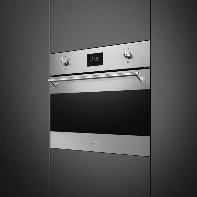 Microondas Smeg SO4301M0X, integrado, Cl