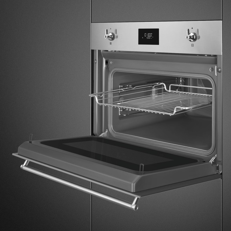 Microondas Smeg SO4301M0X, integrado, Cl