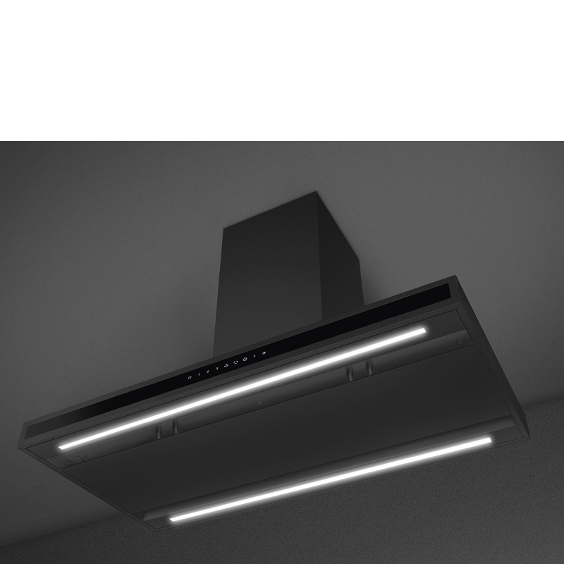 Campana Smeg KLTI9L4MB,  isla, Estetica 