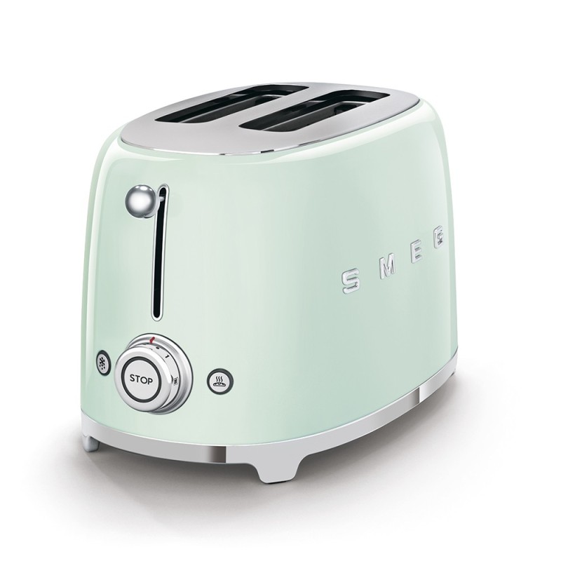 Tostador Smeg TSF01PGEU, 50' Style, Verd