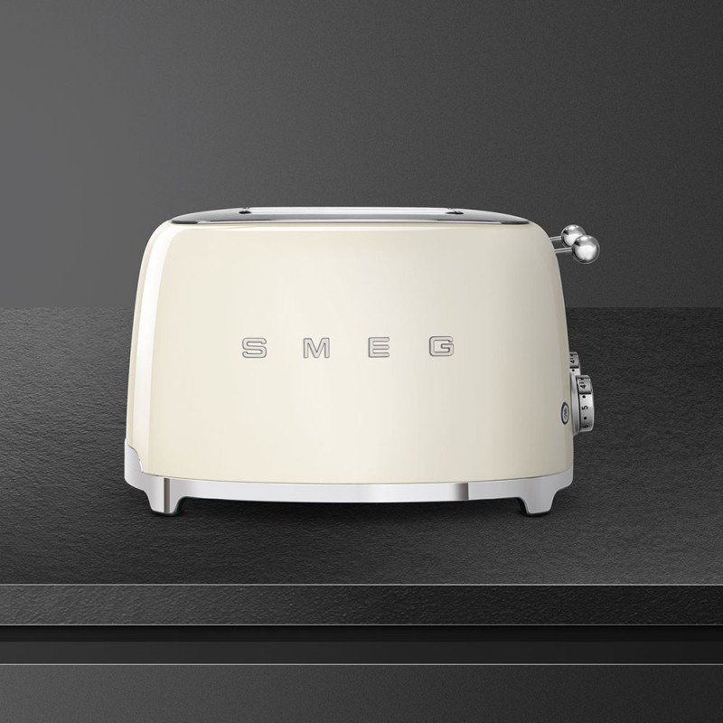 Tostador Smeg TSF03CREU, 50' Style, Crem