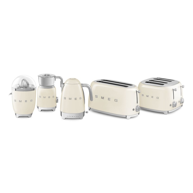 Tostador Smeg TSF03CREU, 50' Style, Crem