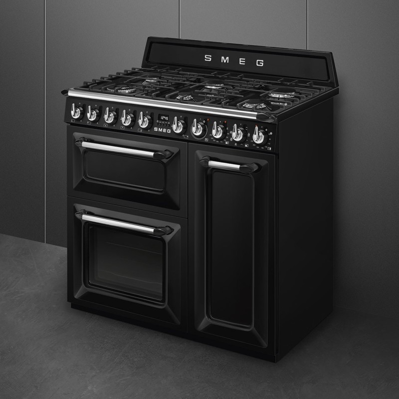 Cocina Smeg TR93BL,  Victoria, color neg