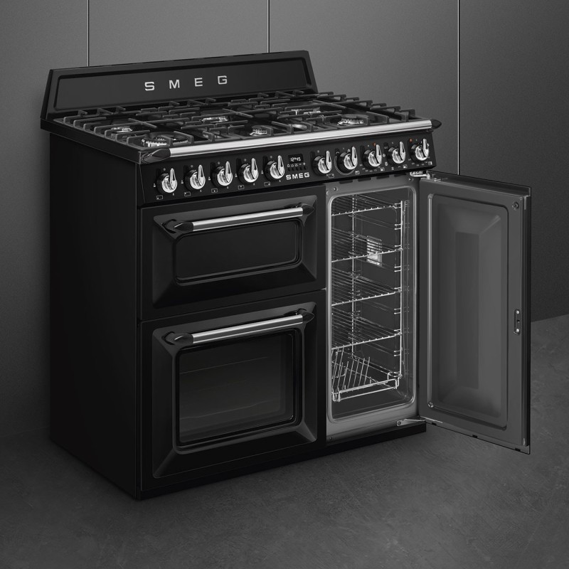 Cocina Smeg TR93BL,  Victoria, color neg