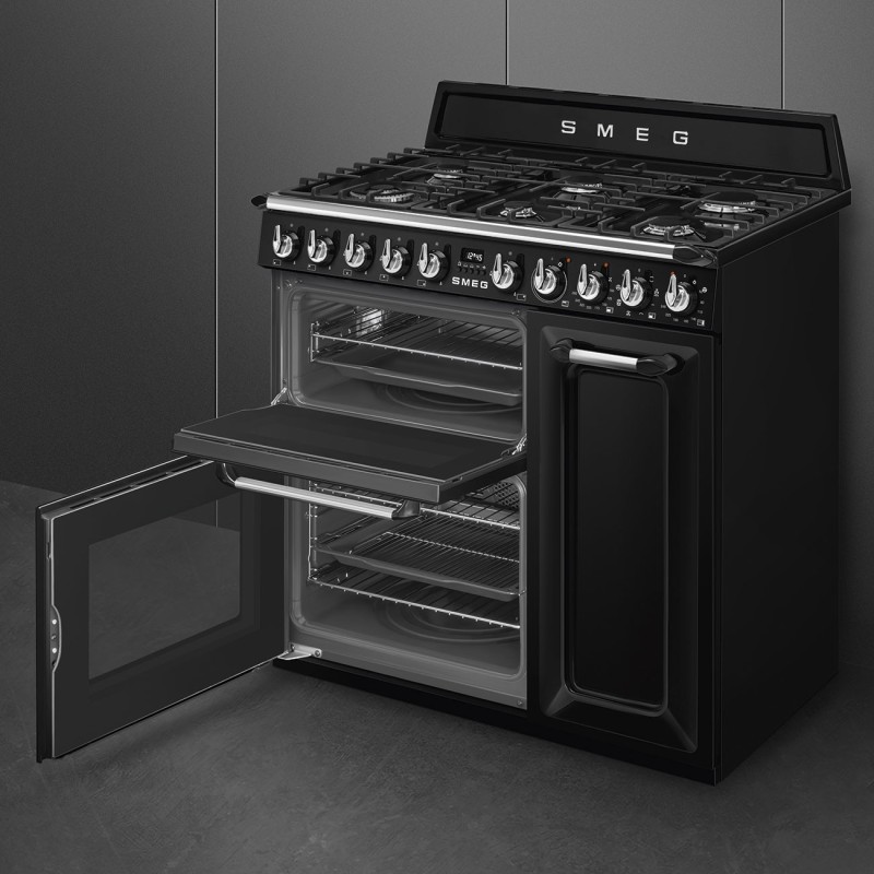 Cocina Smeg TR93BL,  Victoria, color neg
