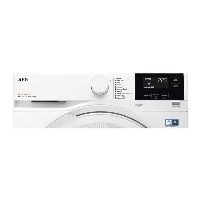 Secadora AEG TR818A2OB, AbsoluteCare, Se