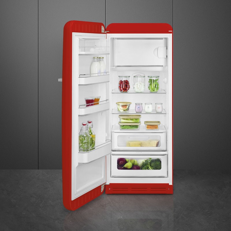 Frig 1p Smeg FAB28LRD6, 50' Style, Venti