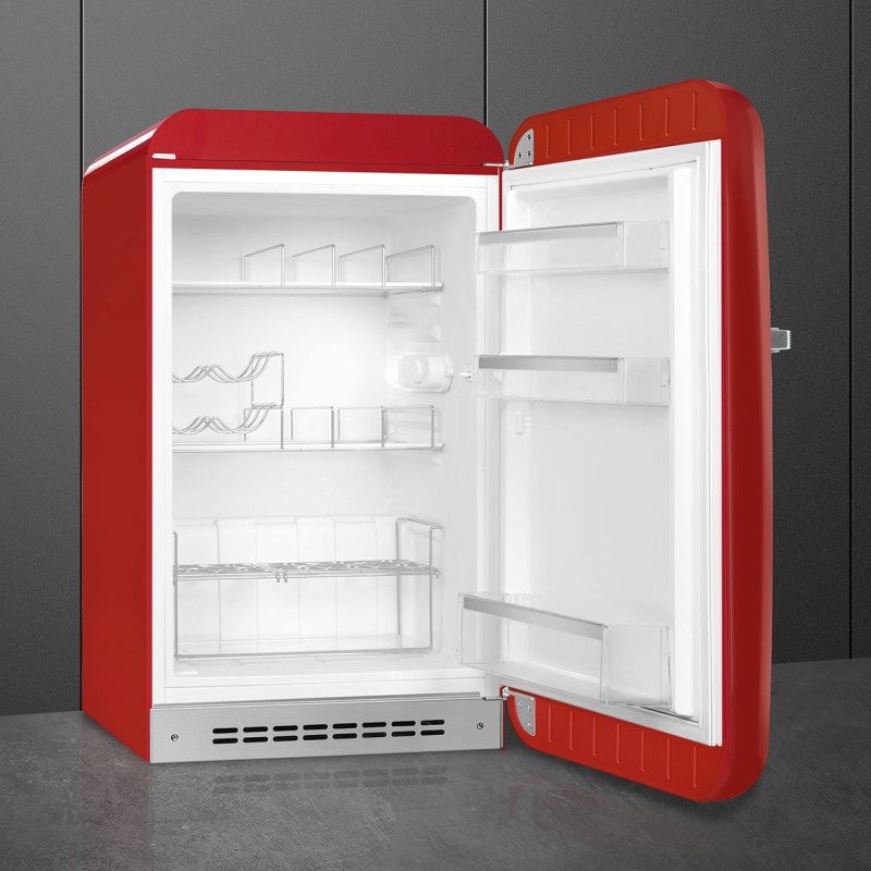 Frig 1p Smeg FAB10HRRD6, 50' Style, Está