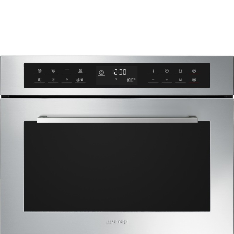 Horno + Micro Smeg SF4400MCX1, compacto 