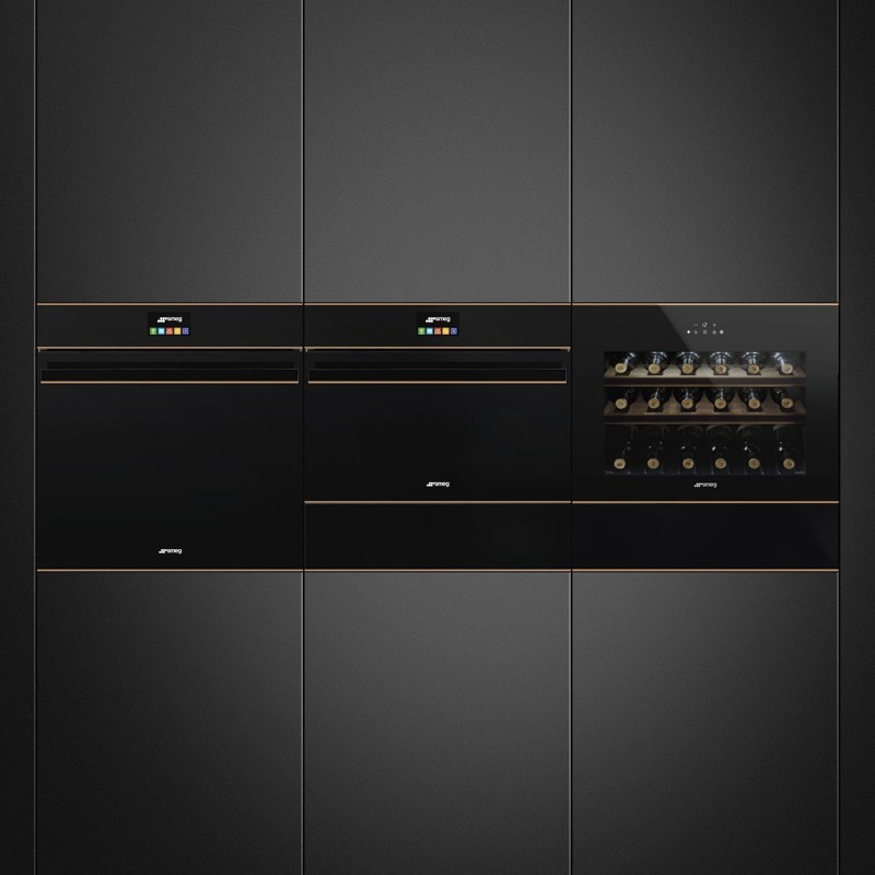 Cajón Somelier Smeg CPS615NR,  Estética 