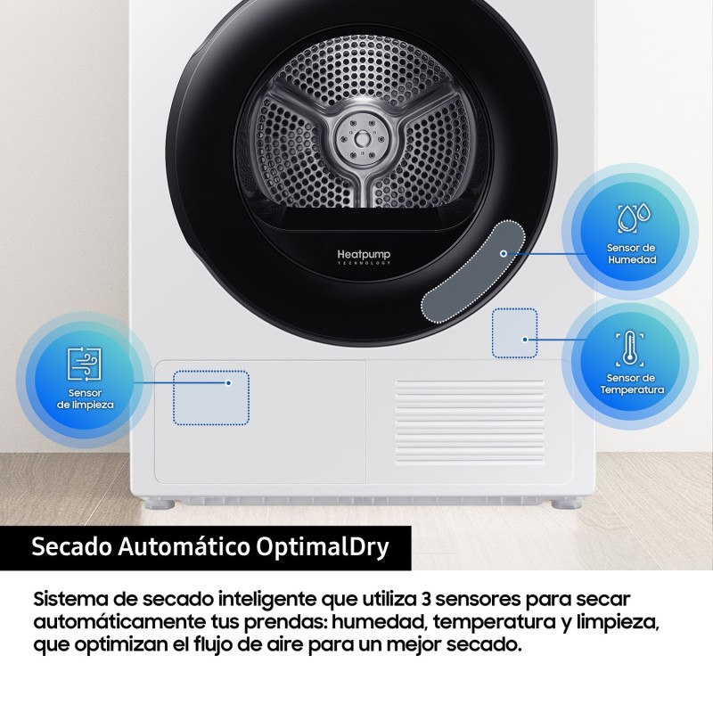 Secadora Samsung DV90DG52A0AEEC, C, 9 KG