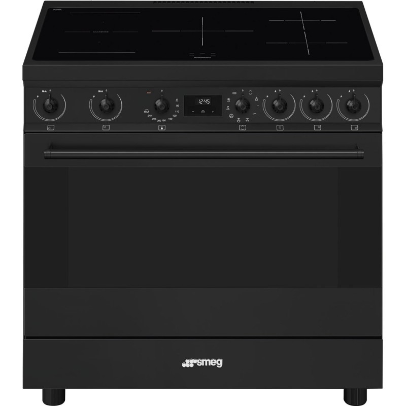 Cocina Smeg C9IMN2,  90x60 cm, Acero Ino