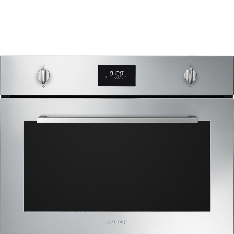 Horno + Micro Smeg SO4401M1X, compacto i
