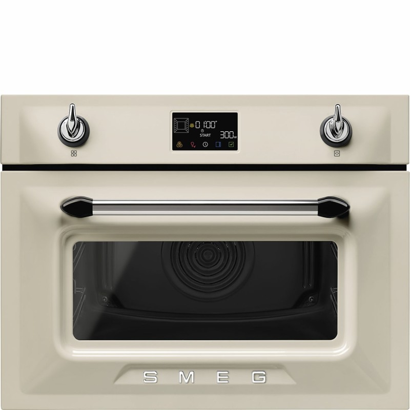 Horno + Micro Smeg SO4902M1P, Victoria, 