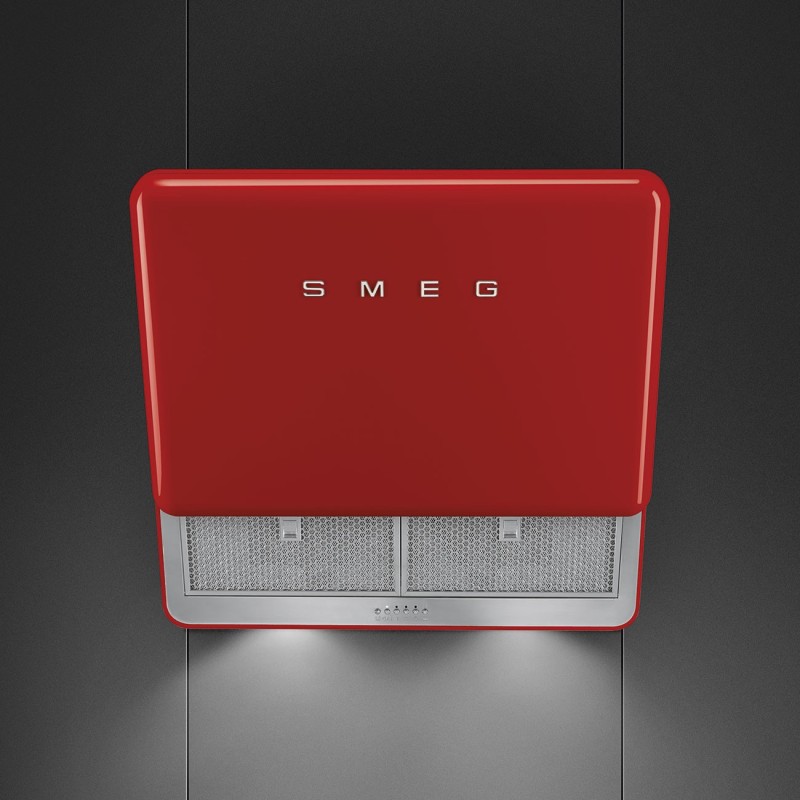 Campana Smeg KFAB75RD, Inclinada, Materi
