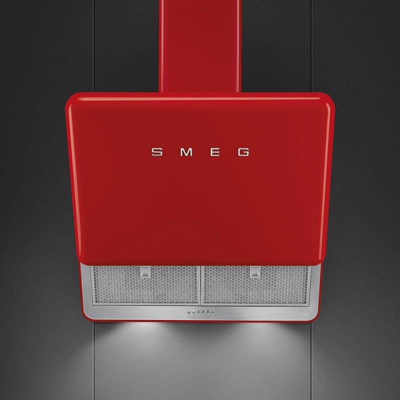 Campana Smeg KFAB75RD, Inclinada, Materi
