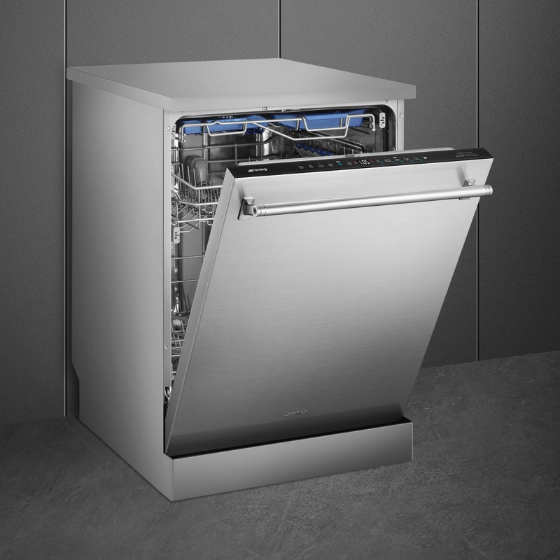 Lavavajillas Smeg LVS345BQSTX, libre ins