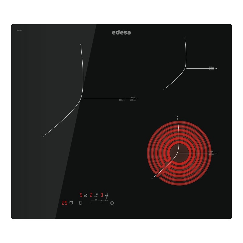 Vitro Edesa EVT6328RBKA, borde redondead