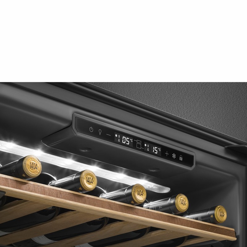 Vinoteca INT Smeg CVI629NR3, Integración