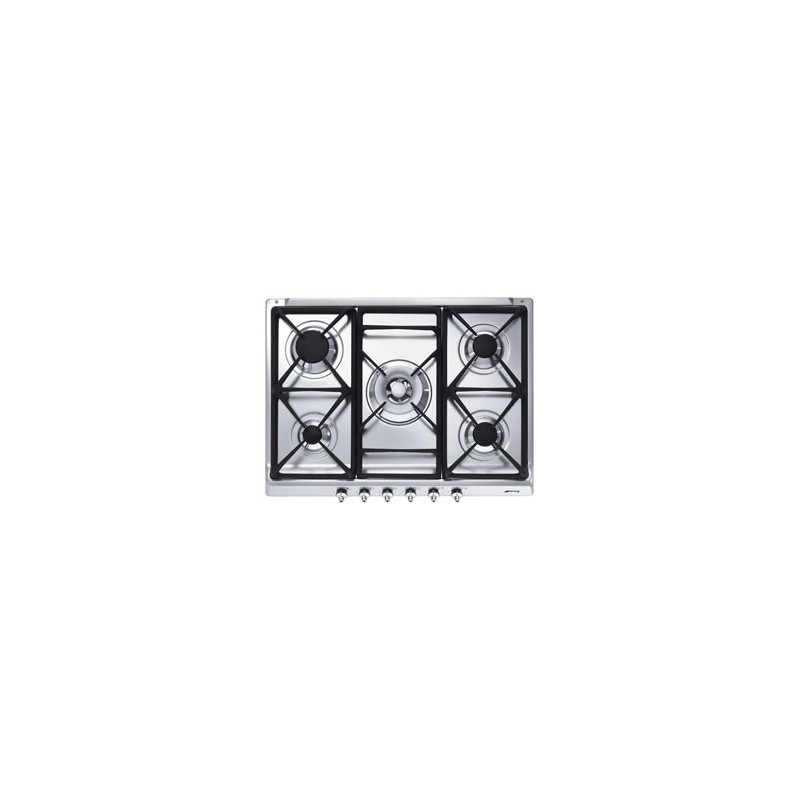 Placa Smeg SE70SGH-5,  Gas, Estética Cla