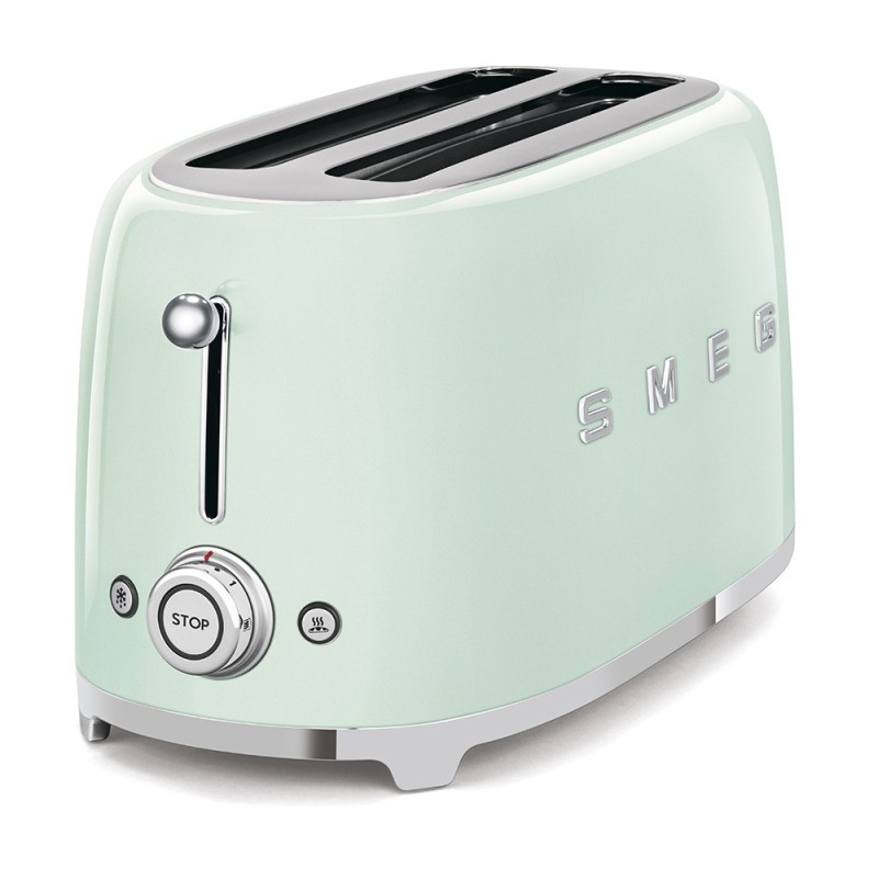 Tostador Smeg TSF02PGEU, 50' Style, Verd